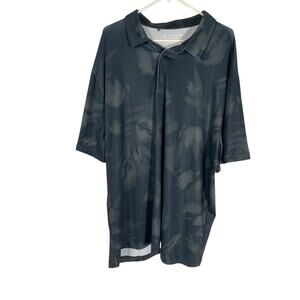 Men's Under Armour Printed Black Playoff Off Polo Size 3XL